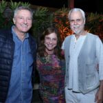 Monica Sanches entre Jeferson Svoboda e Ricardo Cantarino