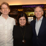 Carlos e Bebel di Celio ao lado de Steve Solot