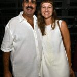 O casal Orã Figueiredo e - Carol Ribeiro