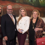 Isabela e Luiz Felipe Francisco com Bianca e Else Marques