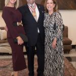 Isabela e Luiz Felipe Francisco com Sylvia de Castro