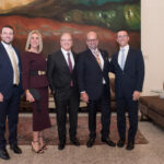 Isabela e Luiz Felipe Francisco entre Renato e Eduardo Chalfin com Ilan Goldberg