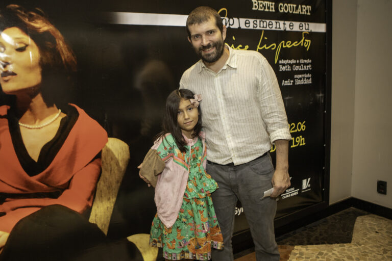 João Gabriel Carneiro e a filha Malu