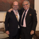 Luiz Felipe Francisco com Franklin Toscano