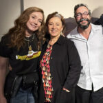 Camila Morgado com a atriz Angela Rebello e o ator Sávio Moll