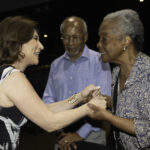 Beth Goulart com Zila e João Coutinho