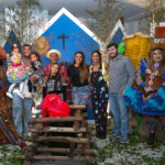 Romario Farias entres seu filhos e  2 Netas