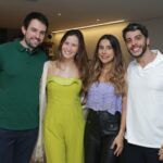 Kevin Holanda e Dafne Bank e Priscila e Thiago Giannini