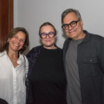 Camila Perlingeiro com o casal Marcia e Luiz Chrysostemo de Oliveira