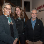 Candida Sodré e Clara Chaveaux com Max Perlingeiro