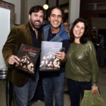 Marcio Gomes e o casal Léo e Tetê Haus