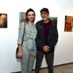 O casal Stefânia Paiva e Cildo Meireles