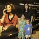 Ilana Valente com os filhos Bianca e Felipe