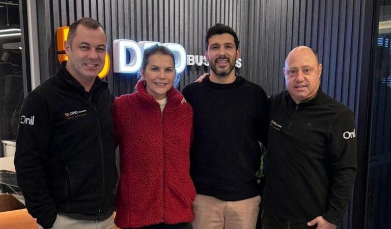 Katia Aveiro e marido avaliam investimentos no Brasil