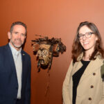 O consul geral dos Estados Unidos, Ryan Rowlands com a Adida de Cultura Kaitlin Turck