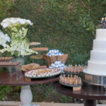 Detalhe da decoração e  do Bolo