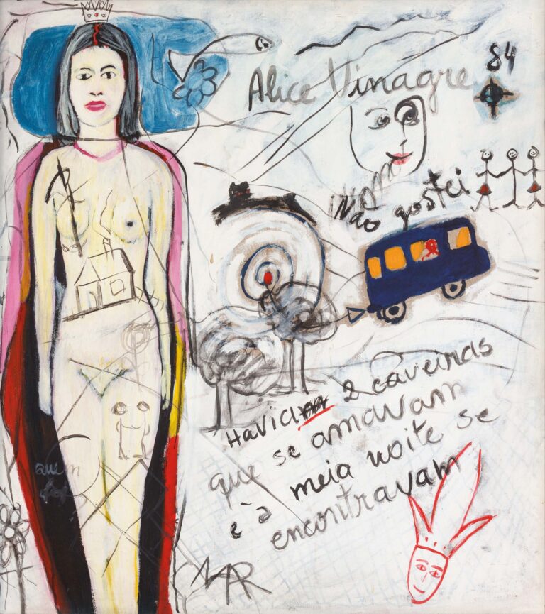 Alice Vinagre 1984 - Ônibus circular ou o jogo de amarelinha, 1984 @Divulgação