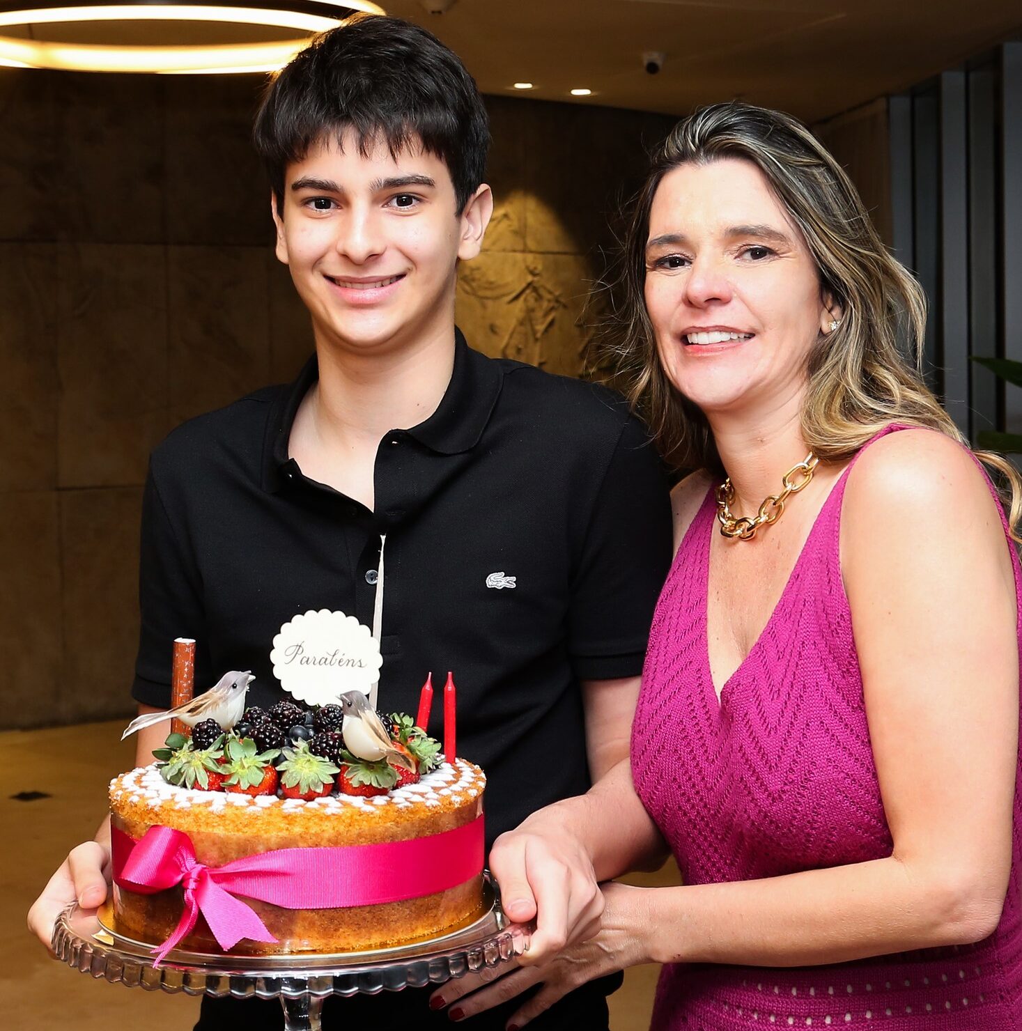 Luiz Felipe e sua Mae Ilka Tostes