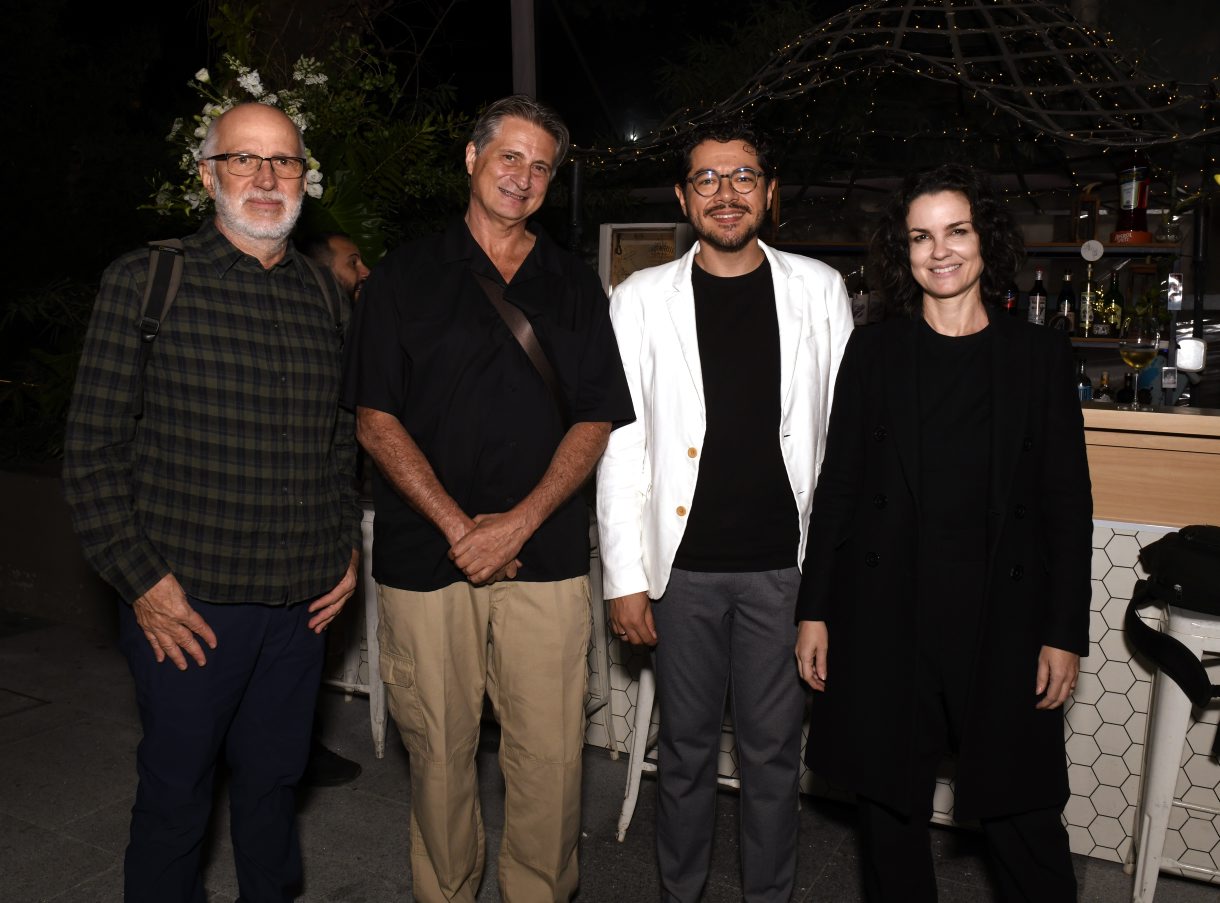 Renato Bezerra de Mello, Michael Naify, Shannon Botelho e Carolina Kasting