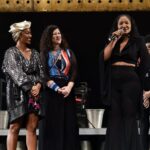 Naruna Costa, Andréa Alves e Larissa Luz