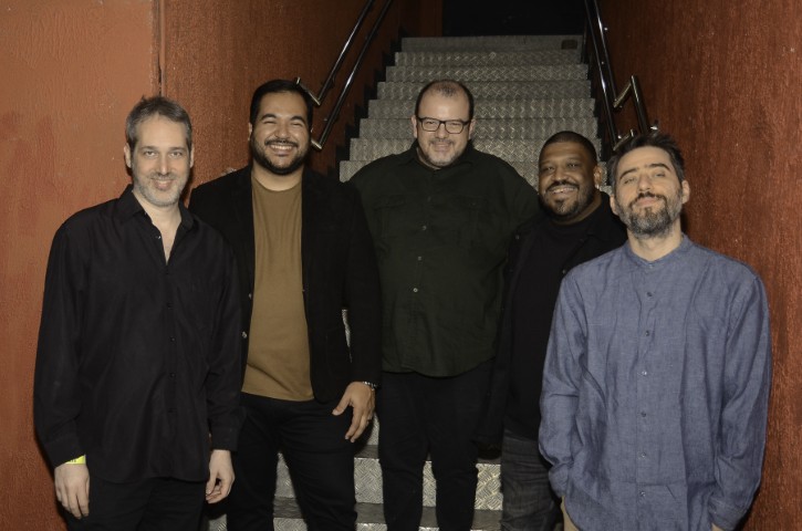 David Feldman, Danilo Sinna, Jessé Sadoc, Williams Mello e Alberto Continentino