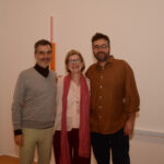 Mauro Saraiva, Renata Tassinari e o curador Felipe Scovino