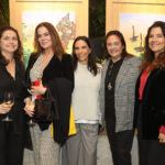 Michele Cohen, Flávia Curvello, Chris, Paula Barreto e Andrea Lins