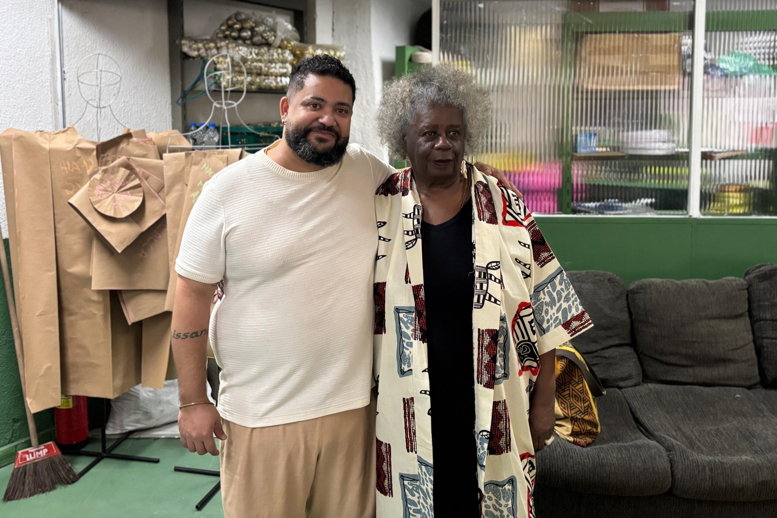 Renato Esteves e Conceição Evaristo