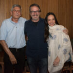 Bob Cardim com Sergio Conde Caldas e Ana Carolina Monteiro