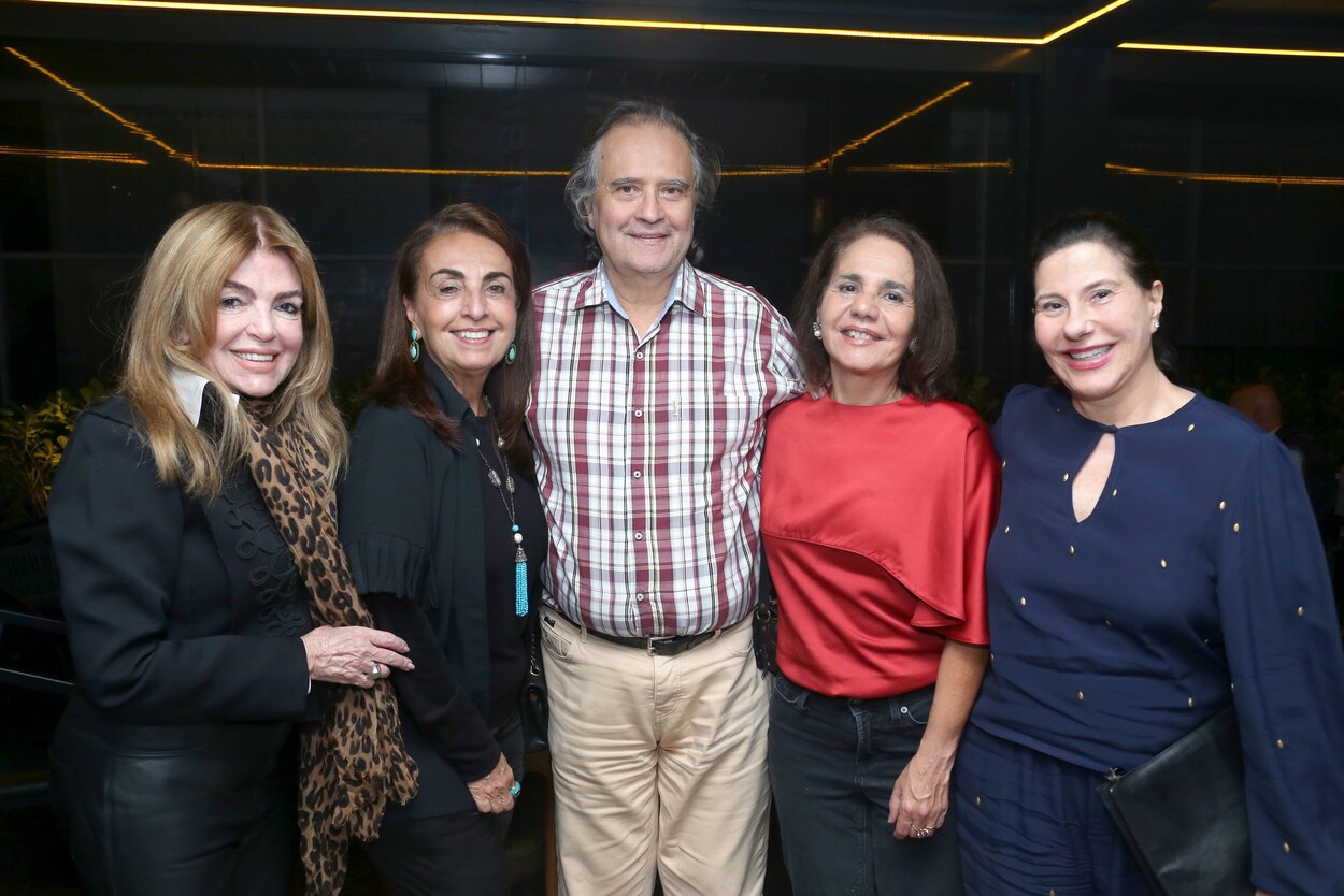 Sonia Simonsen, Tania Carvalho, Jose Ronaldo Muller, Gisela Pitanguy e Alice Maria Tamborindeguy