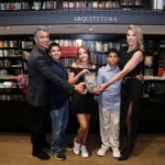 Adib Jr, Raphael Sollack, Sophia Sollack, Matheus Sollack e Michele Bouvier Sollack