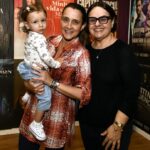 Jú Costantini e sua filha Isabela e Marilene Gondim