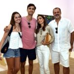 Julia Geyer e Felipe Figueira de Mello e Ana Luiza e Erick Figueira de Mello