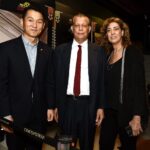 Mr. Jing Yanhui, Roberto Carneiro e Patricia Aguiar