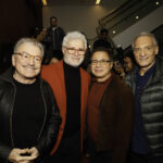 Edney Silvestre, Tadeu Aguiar, Ricardo Linhares e Lahire Neto