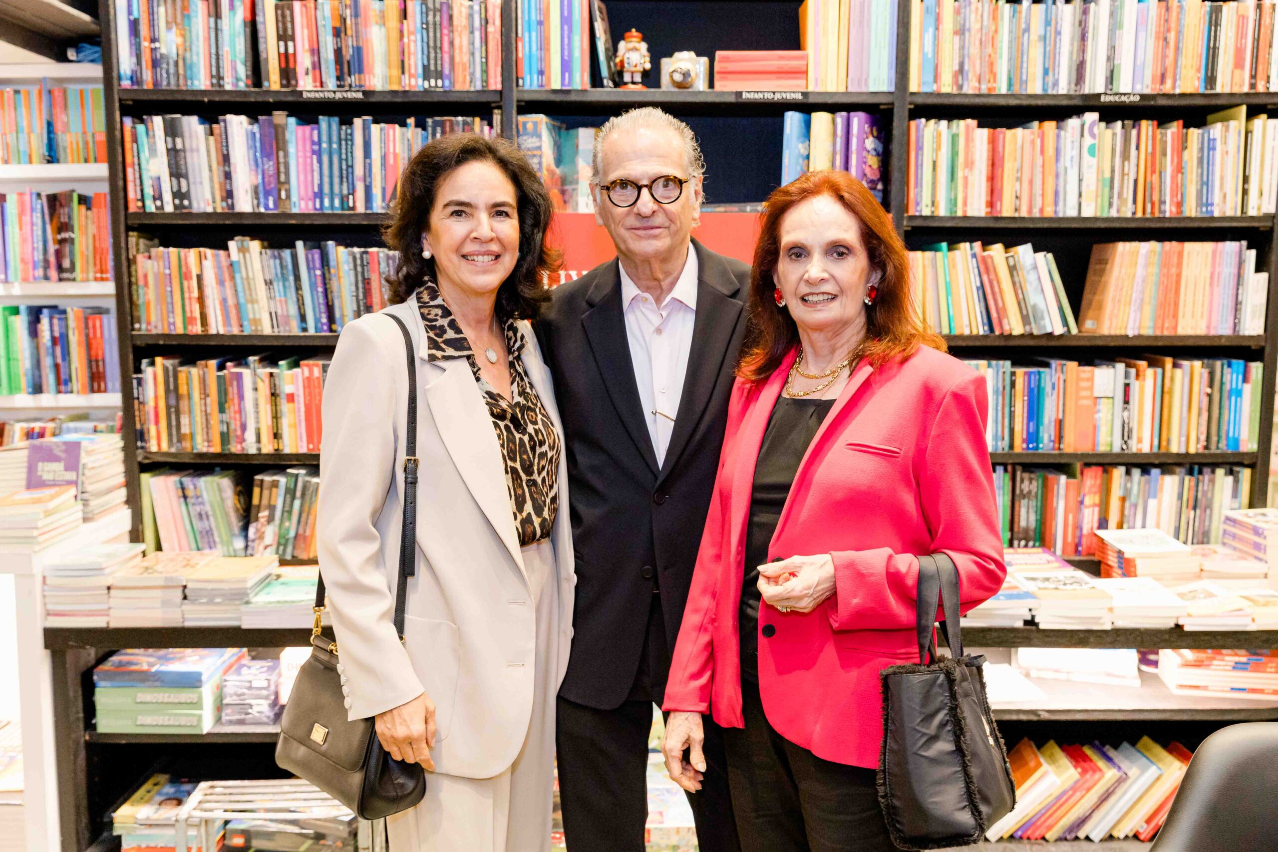 Joy Garrido, João Mansur e Sueli Stambowsky