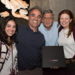 Mirella Renon, Bob Cardim com Nelson e Laura Sabrosa