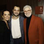 Renata Borges Pimenta,  Eduardo Sterblitch e Tadeu Aguiar