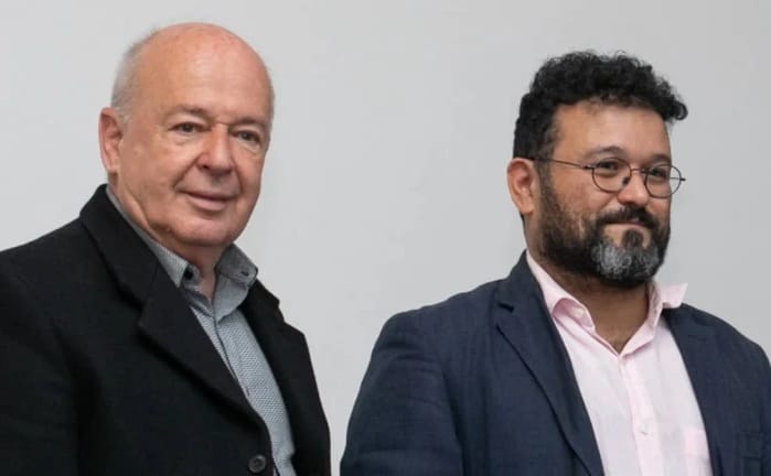 Ângelo Oswaldo, prefeito de Ouro Preto, e Alex Calheiros, diretor do Museu da Inconfidência.