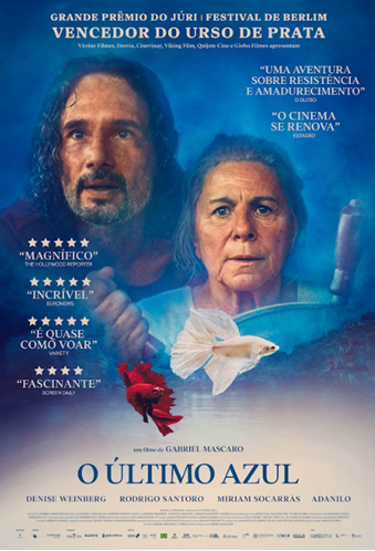 Rodrigo Santoro estampa novo cartaz de “O Último Azul”, filme de abertura do Festival de Gramado