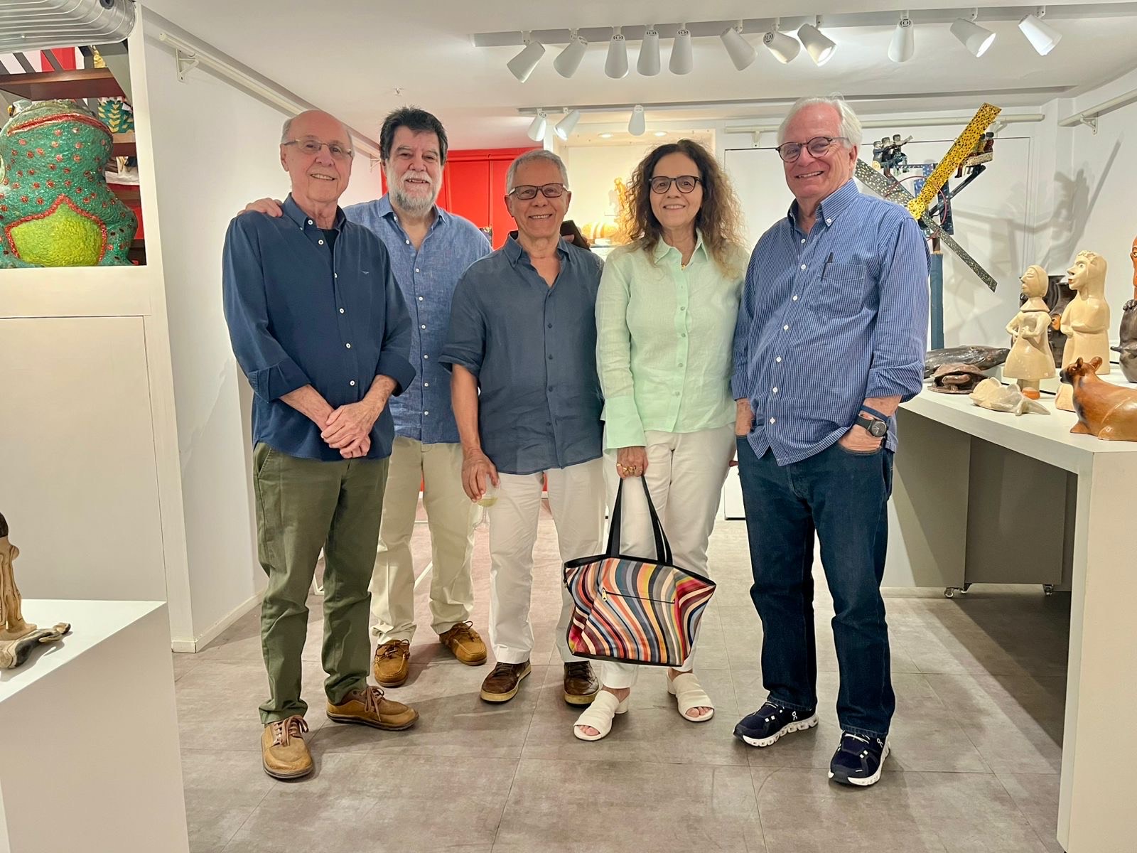 Cesar Aché, Evandro Carneiro e Manfredo Souzanetto