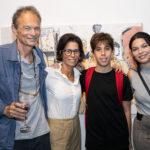Benjamin Rothstein com filhas Pamella, Bianca e neto Jonas