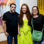 Viviane Teixeira entre Christian Emilio Garcia e Valeria Garcia