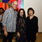 Vanda Klabin entre Leoncio e Anita Schwartz