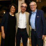 Eliana Caruso, João Roberto Marinho e Chico Caruso