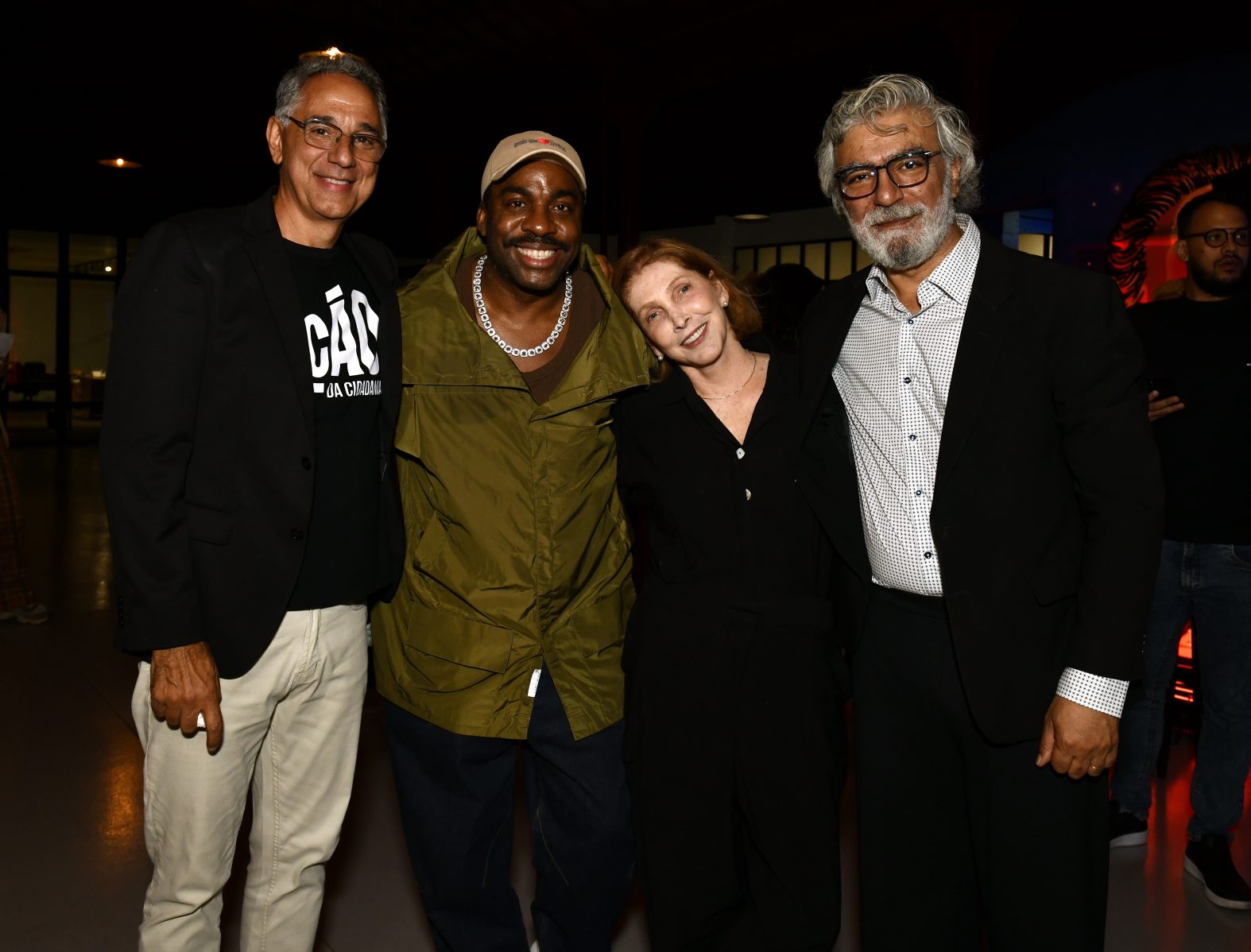 Daniel Souza, Lazaro Ramos, Adriana Falcão e Pascoal Soto