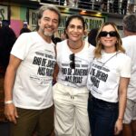 Carlos Vieira, Eliane Ferreira e Marianna Brennand