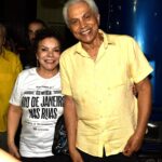 O casal Lila Rabello e Paulinho da Vila