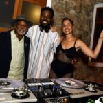 Antônio Pitanga o DJ NYACK e Camila Pitanga