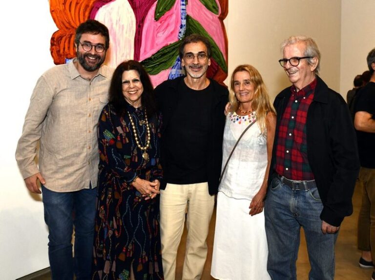 Felipe Scovino , Vanda Klabin , Luiz Zerbini , Gabriela Machado e Paulo Sergio Duarte